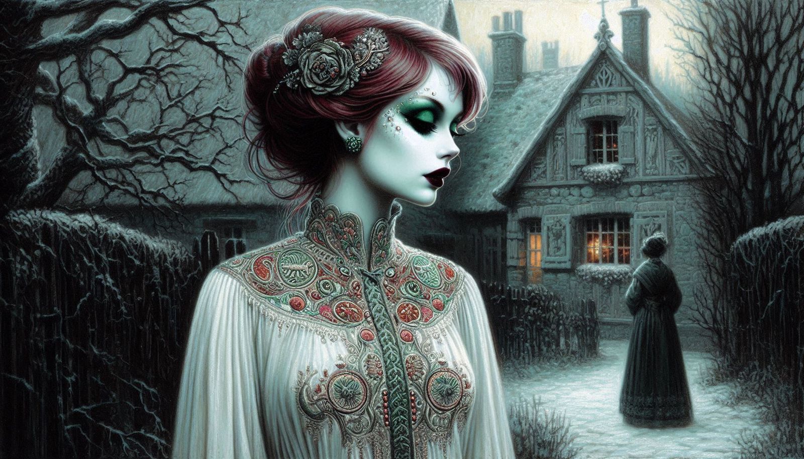 porcelain priestess 🤍🧡💙🖤🩷🩶💚