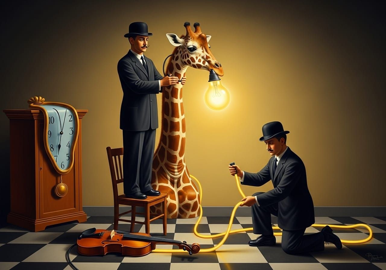 How many surrealists does it take to change a light bulb?