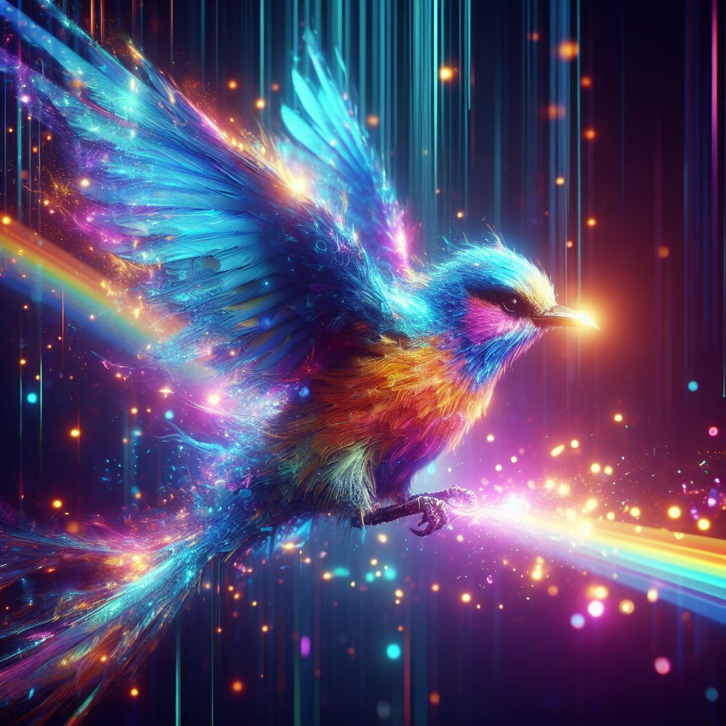 Rainbow Bird 🌈🐦