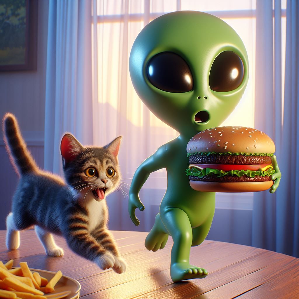 Stay away from my burger