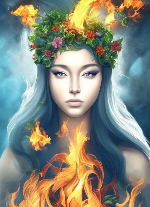 In Balance with the Elements   by @Raven