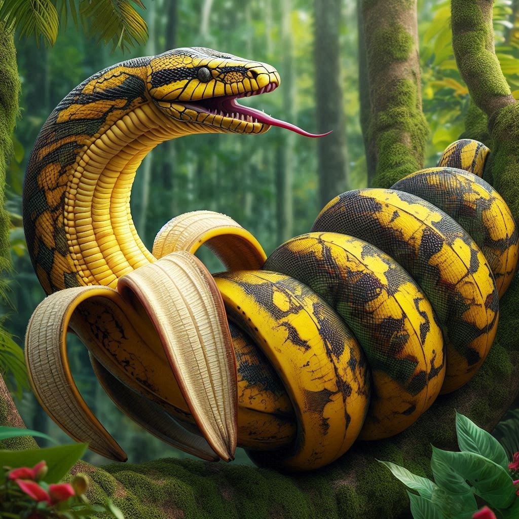 Bananaconda  by @Artless