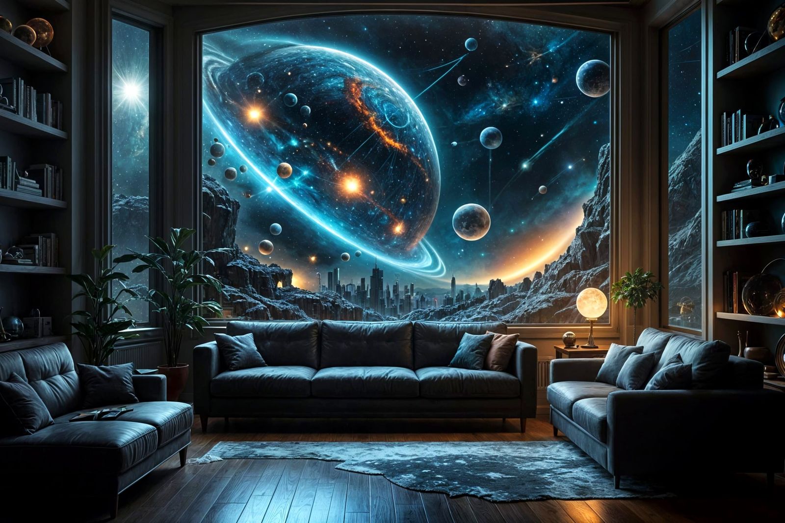 A Cosmic View  by @Cyliena Velnarin