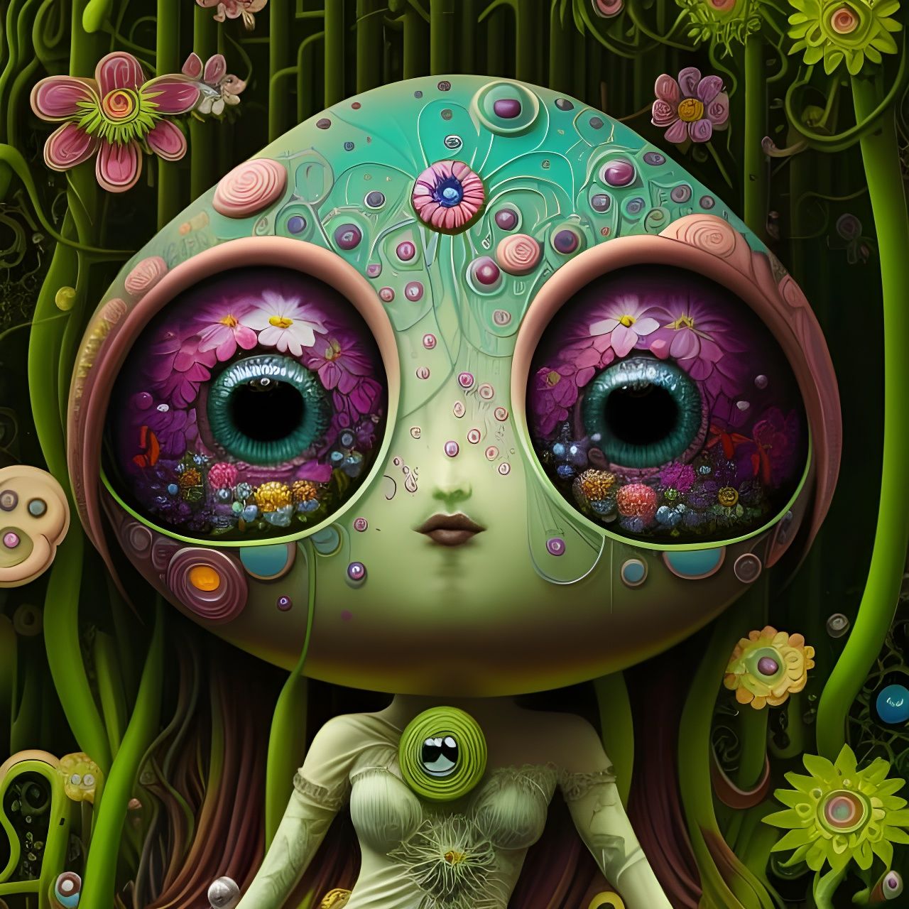 Big eyed alien