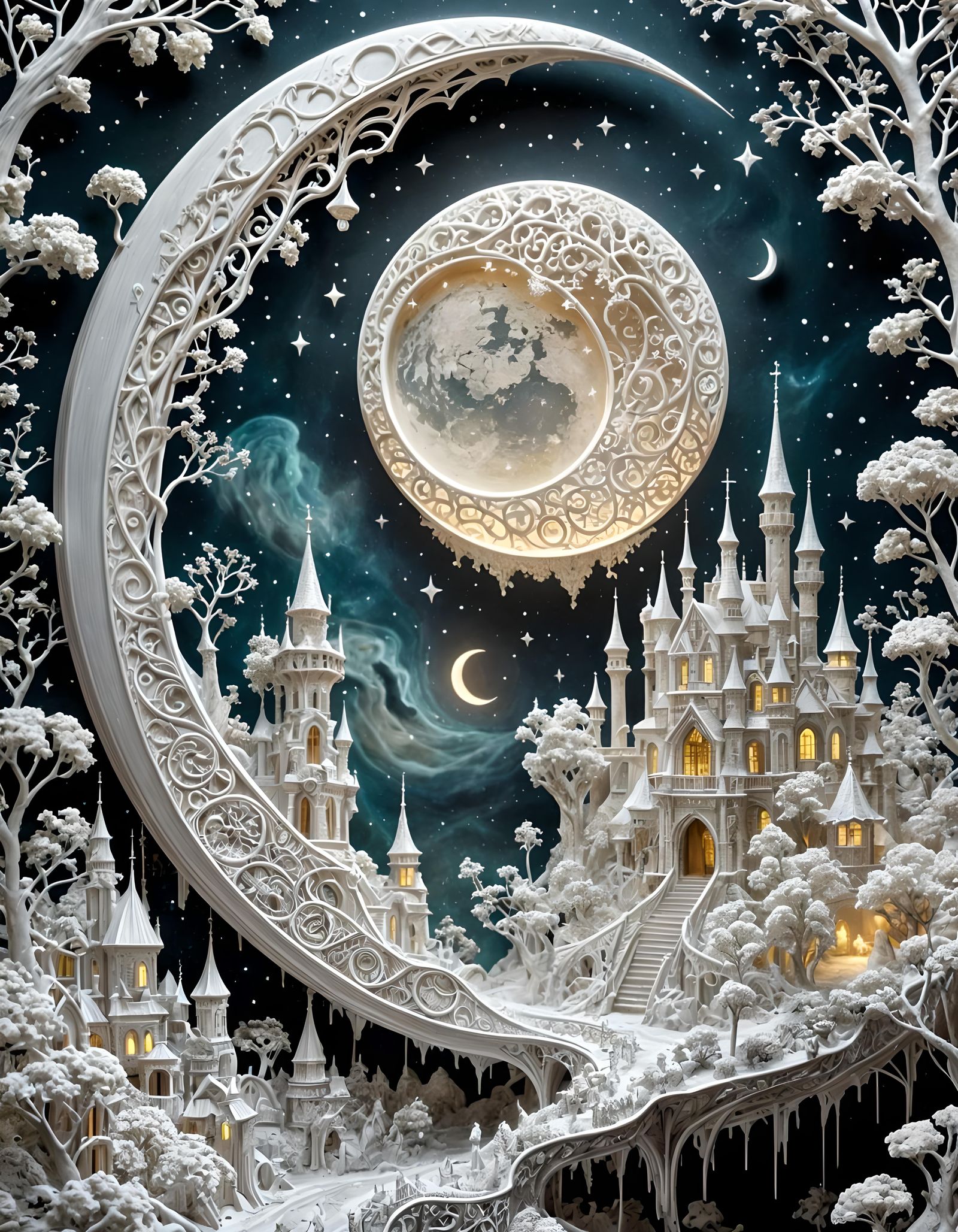 Quarter moon kingdom   by @undefined