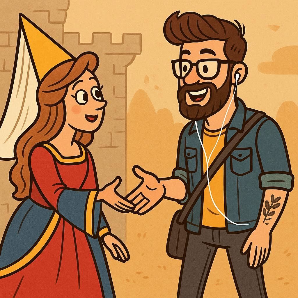 Medieval Princess vs 2025 Hipster