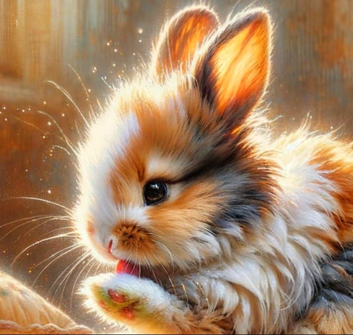 Baby Bunny's Bathtime  by @Joanna7