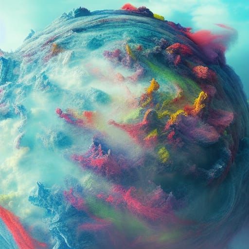 colored planet