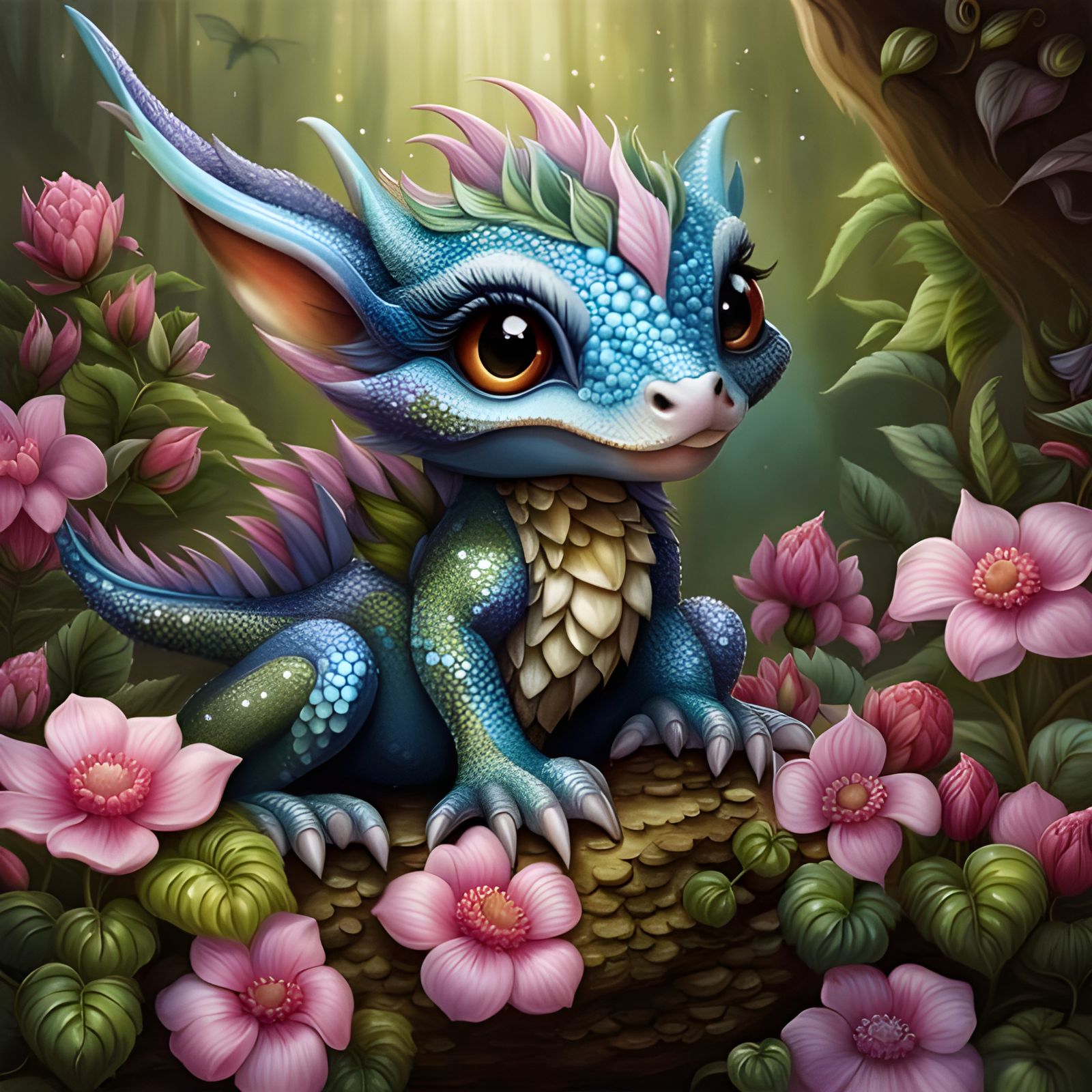 Newborn dragon baby