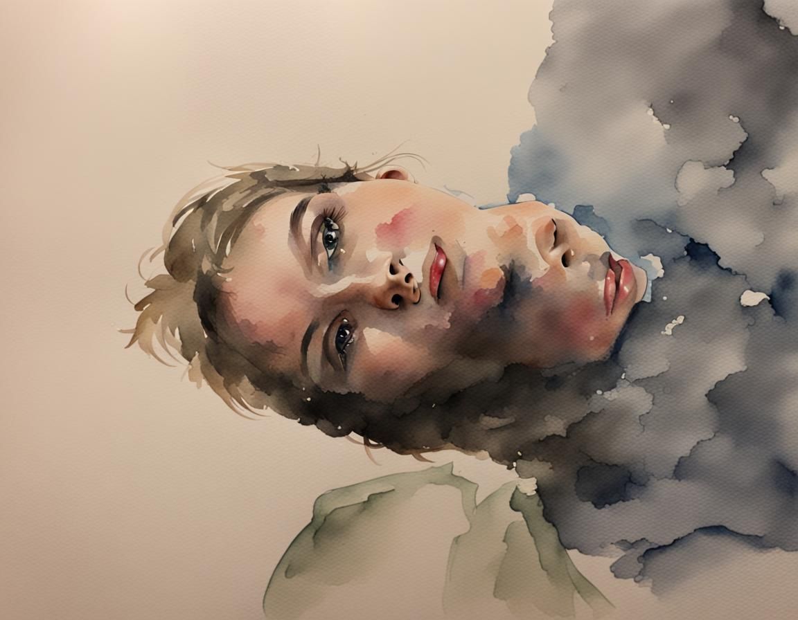 A watercolor Portrait