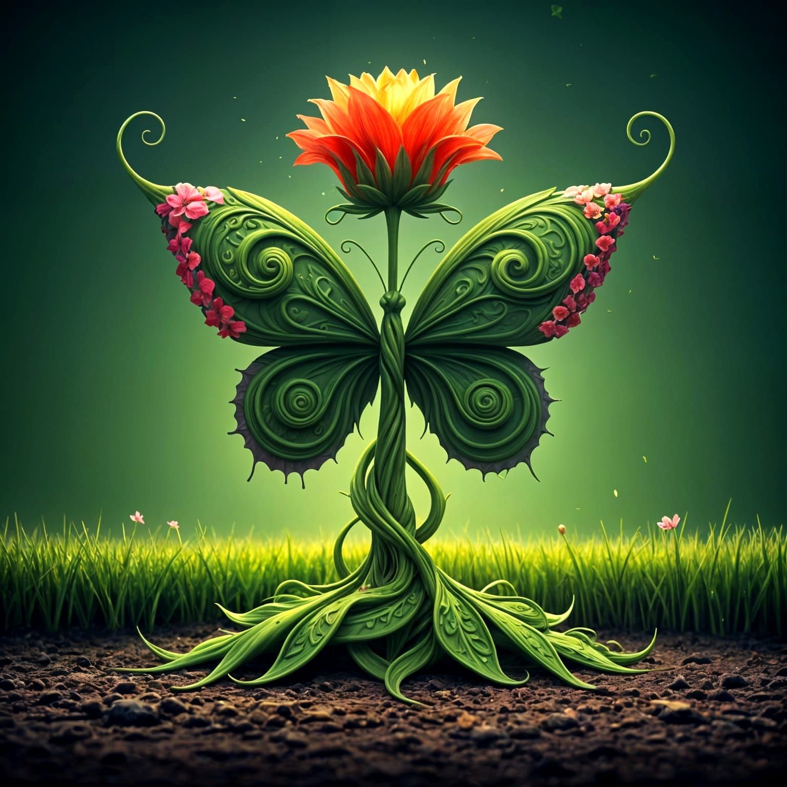 The Butterfly bloom  by @forge4ward