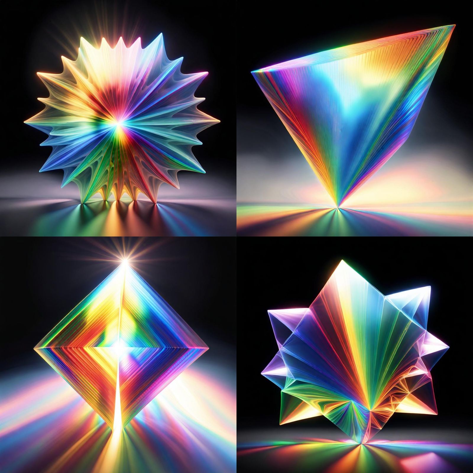 Translucent Rainbow Particle Refraction in High Definition