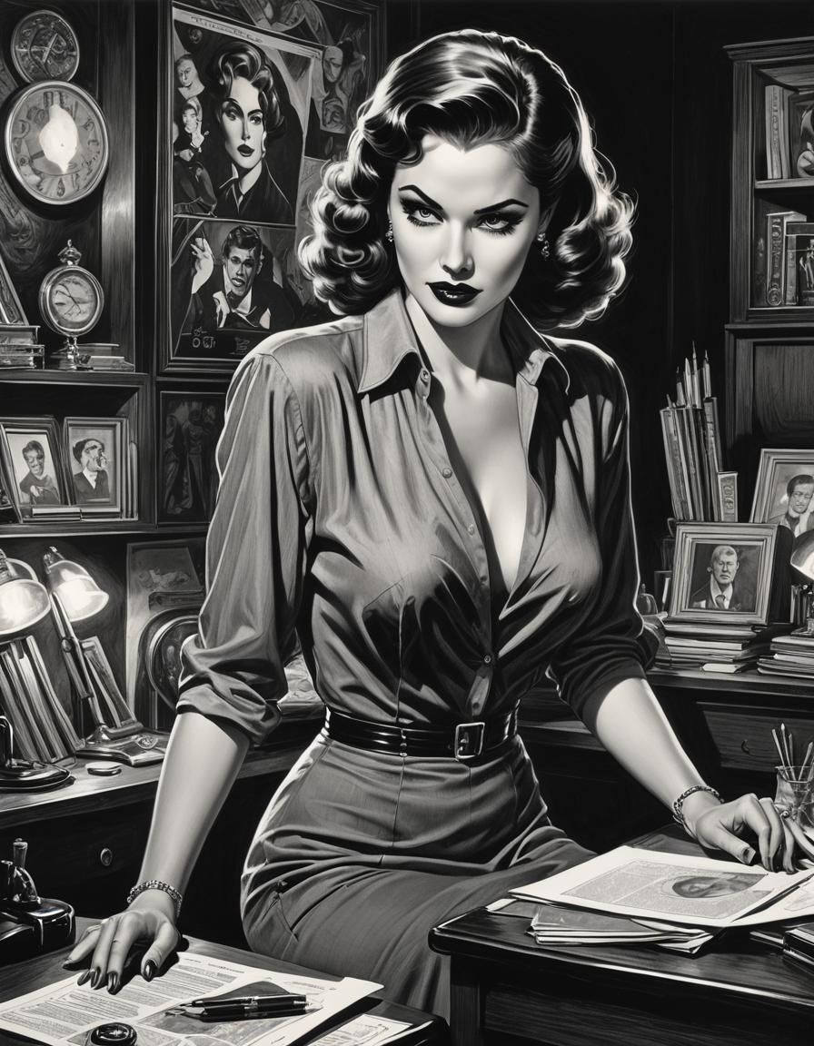 Film noir  by @VinceBlaz