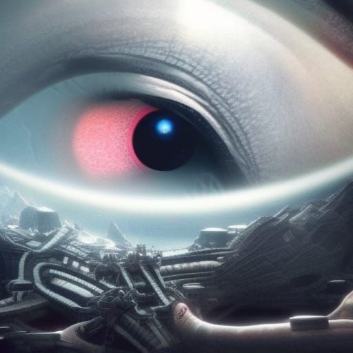 On the eyes of an alien