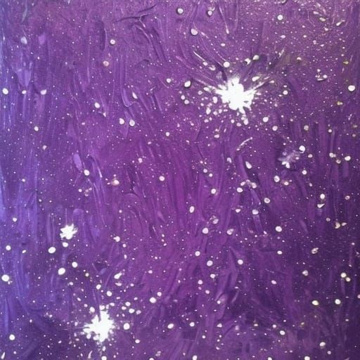 Beautiful Purple Sparkly Clear Glossy Glitter