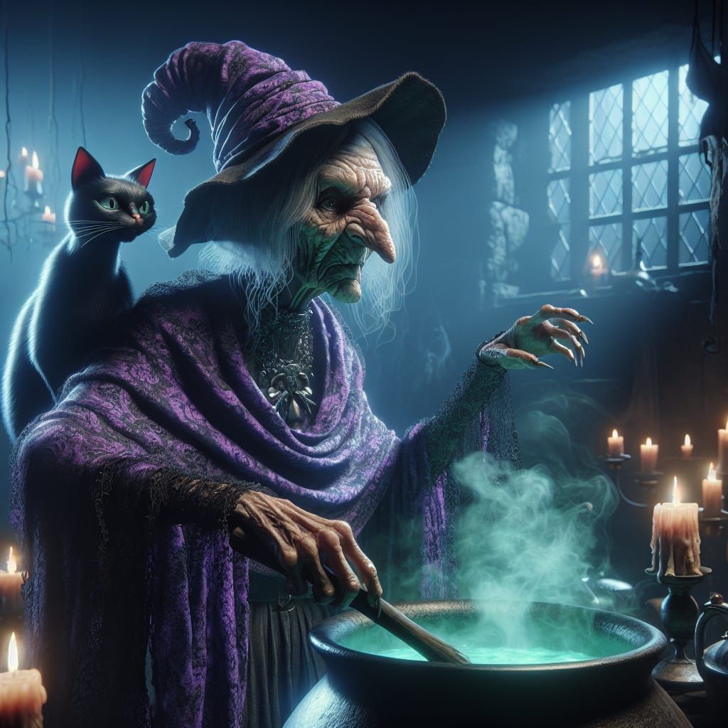 The Witch's Workshop: A Cinematographic Vision