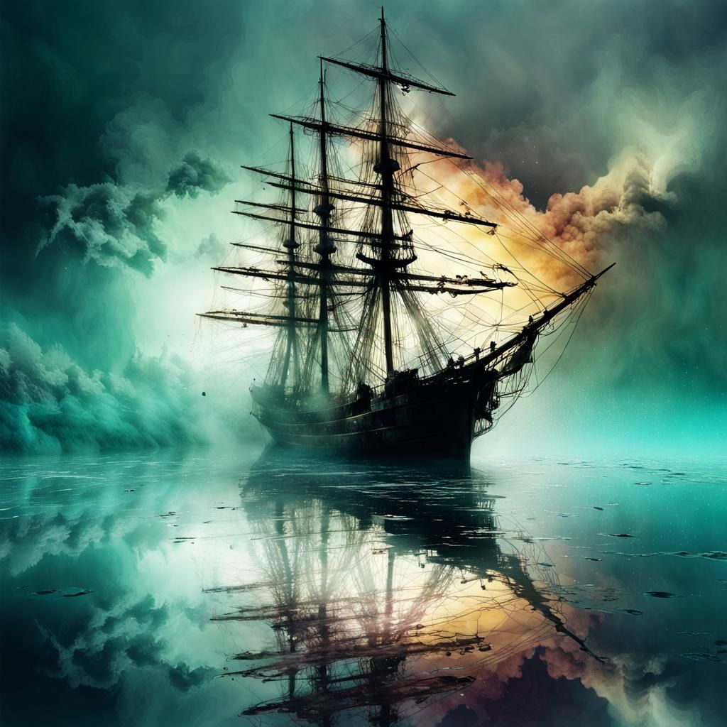 Ghost Ship - AI Generated Artwork - NightCafe Creator