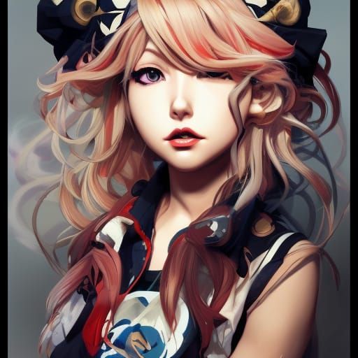 Junko Enoshima in Artgerm style