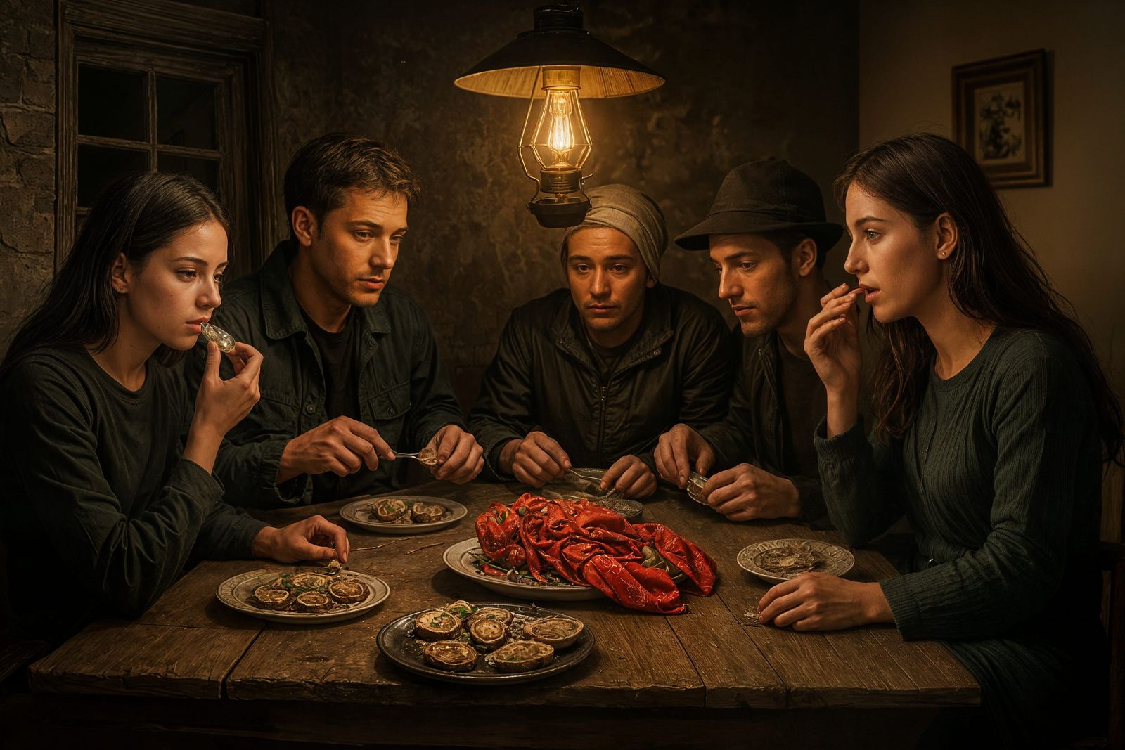 The Oyster and Lobster Eaters