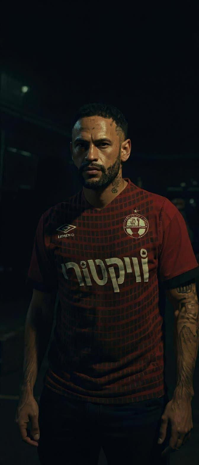 Dramatic Stadium Lights in Cinematic Film Still