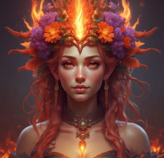 🔥Fire can Wear Flowers too💐