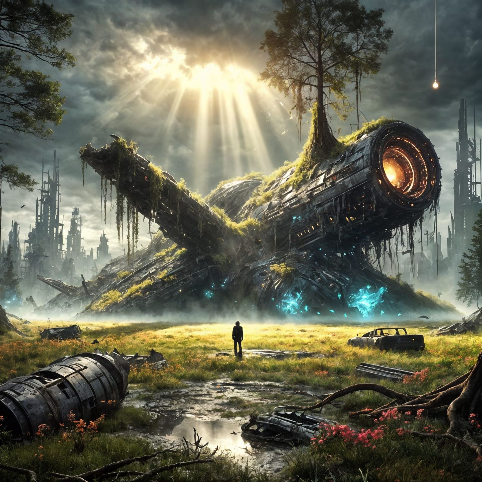 Fallen Relics: Where Nature Claims the Machine  by @Blandry