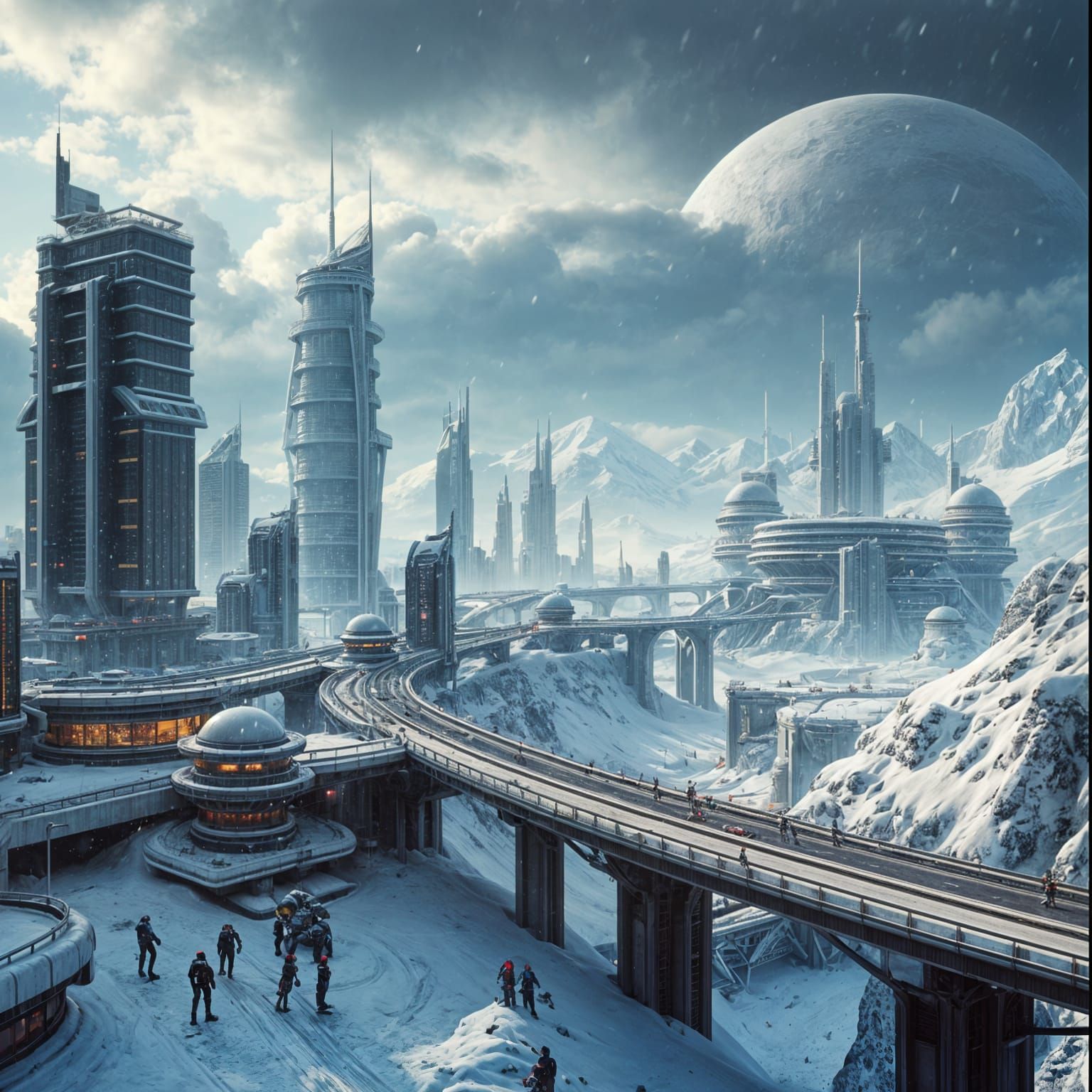 Ice World   by @Padan Fayne