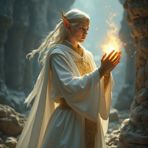 Elven priestess : Elune