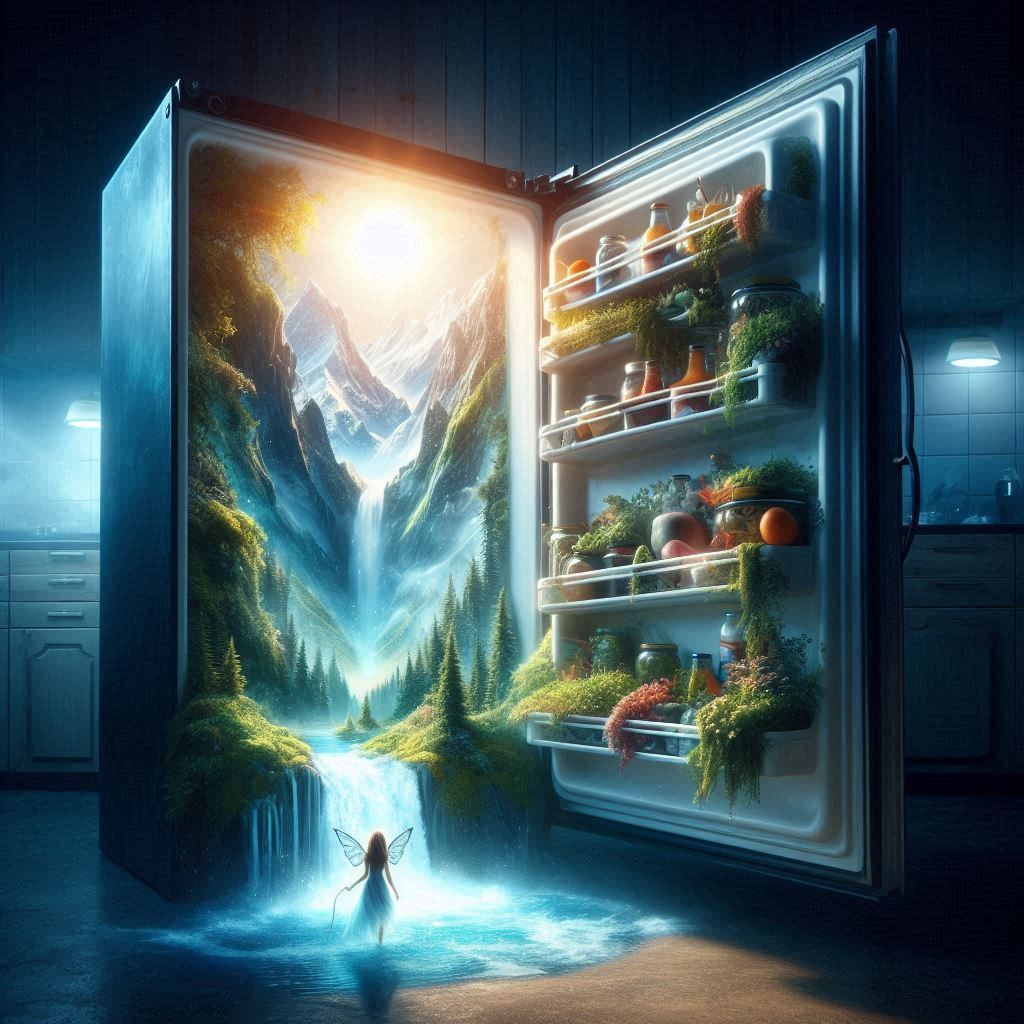 Open Fridge secret world