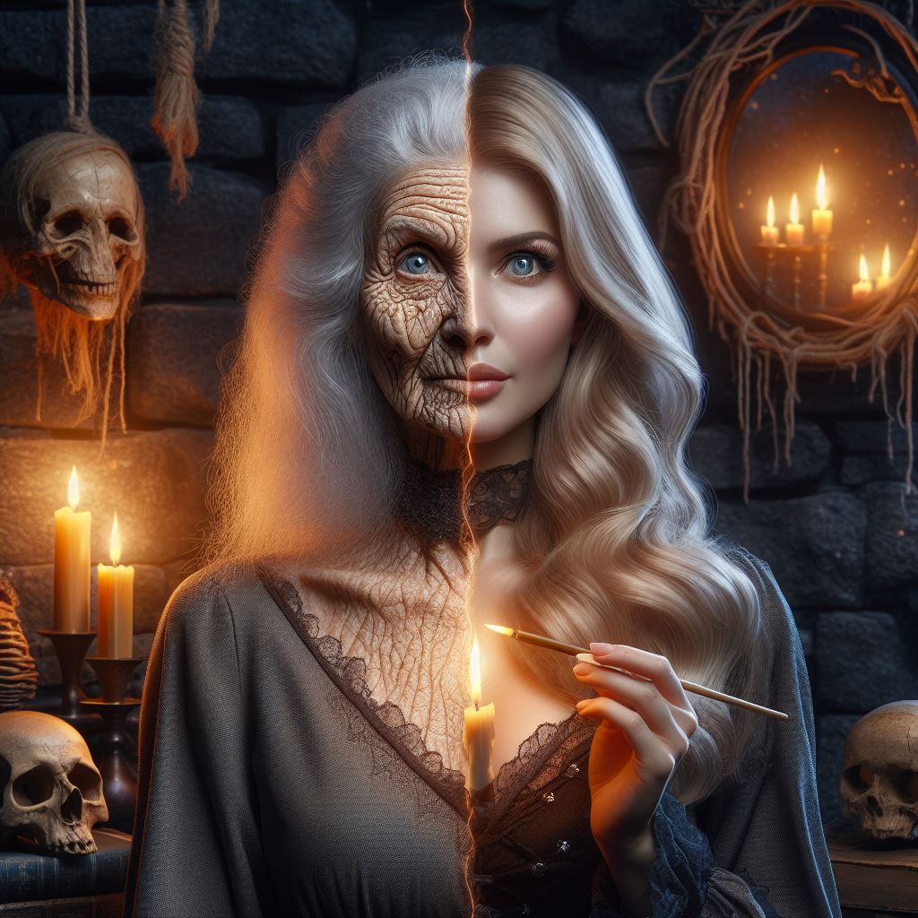 In the middle of casting the youth spell