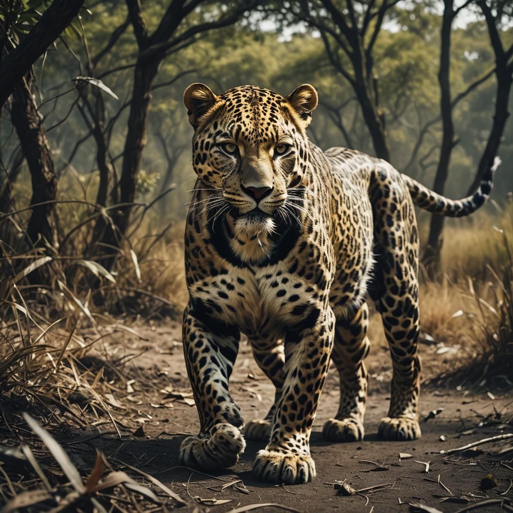 tony stark if he was born a leopard