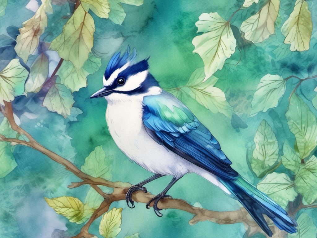 Bluejay Painting