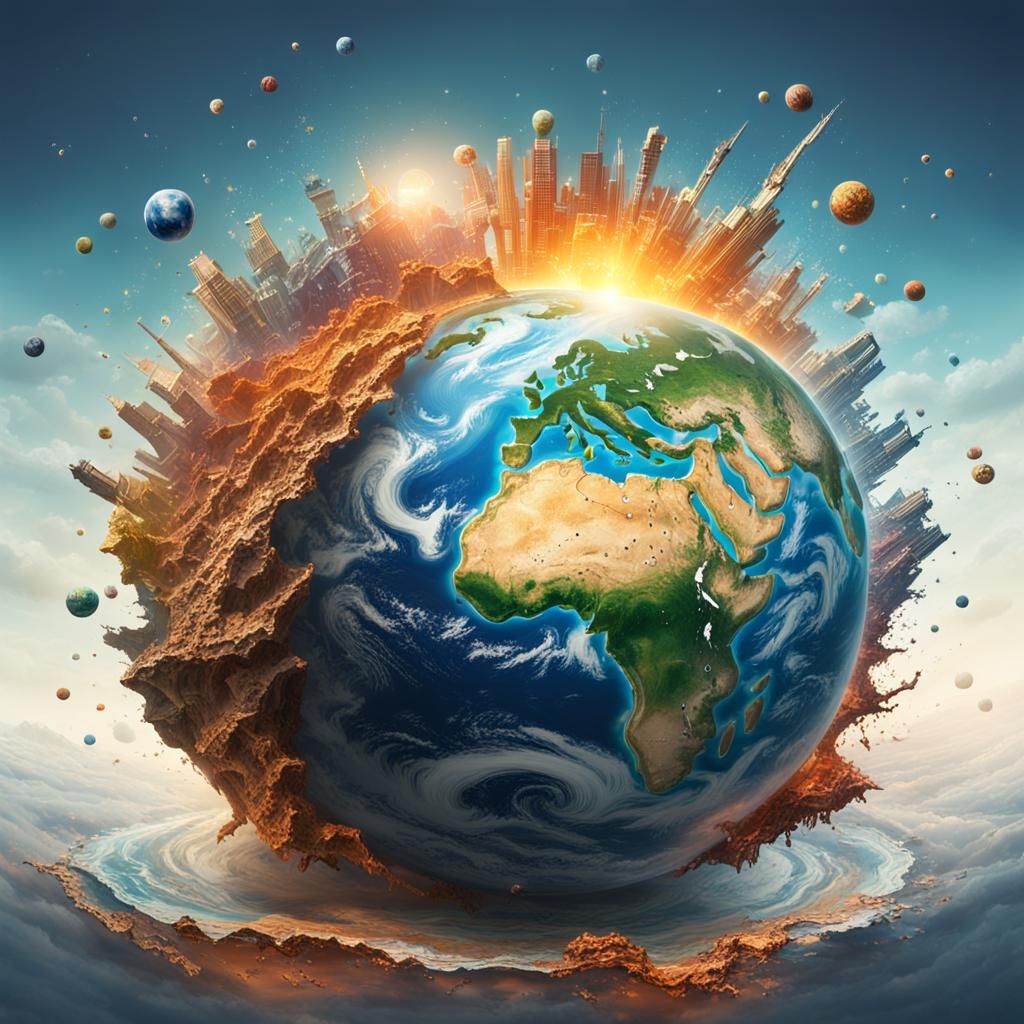 Earth without people in one hundred years