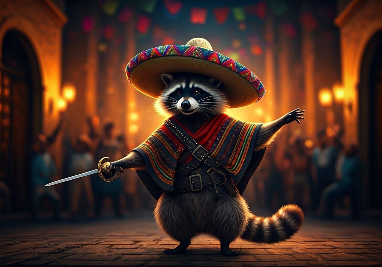 Bandito Mapache  by @KBunny001