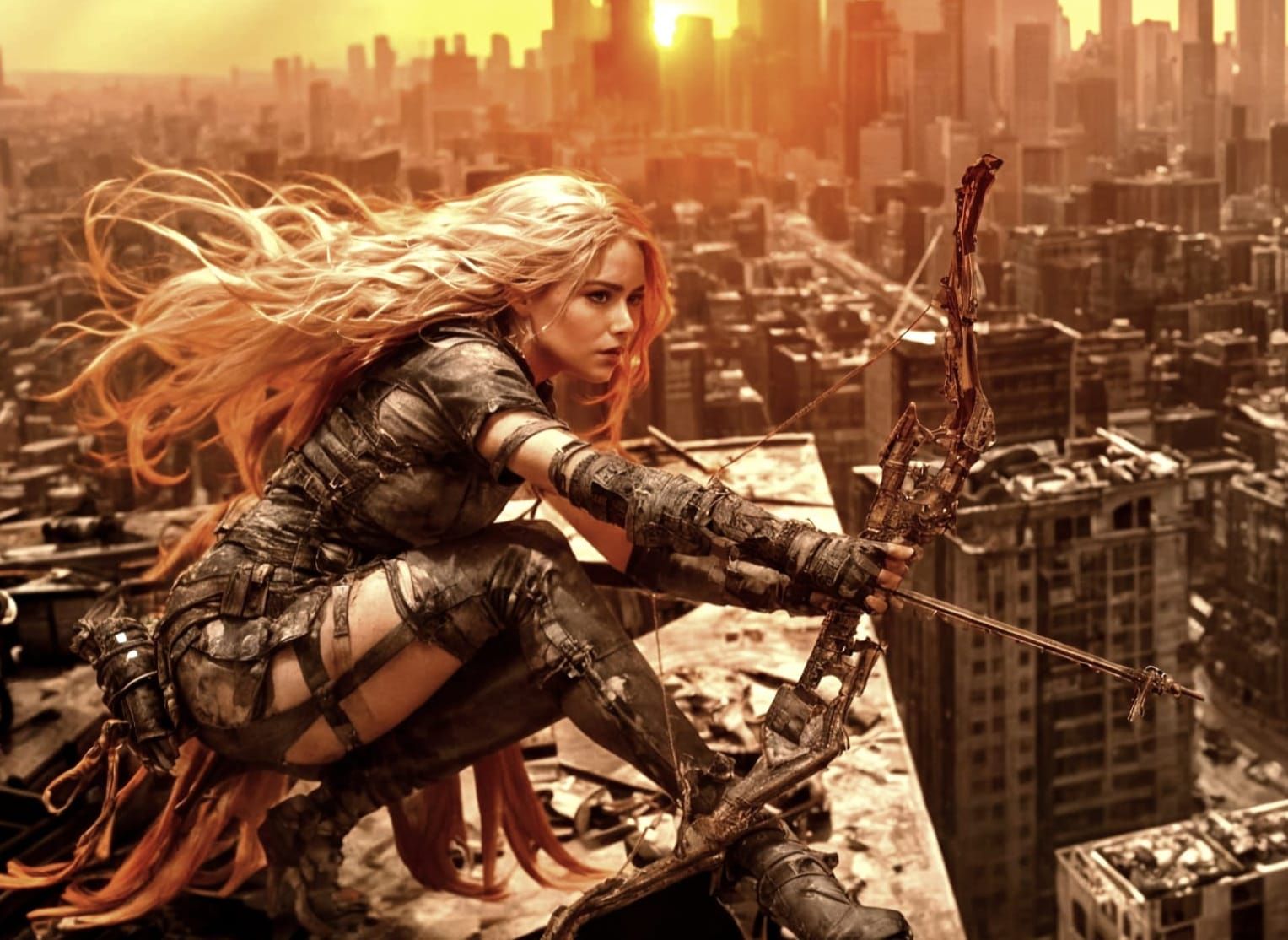 Post-apocalyptic rooftop sniper...