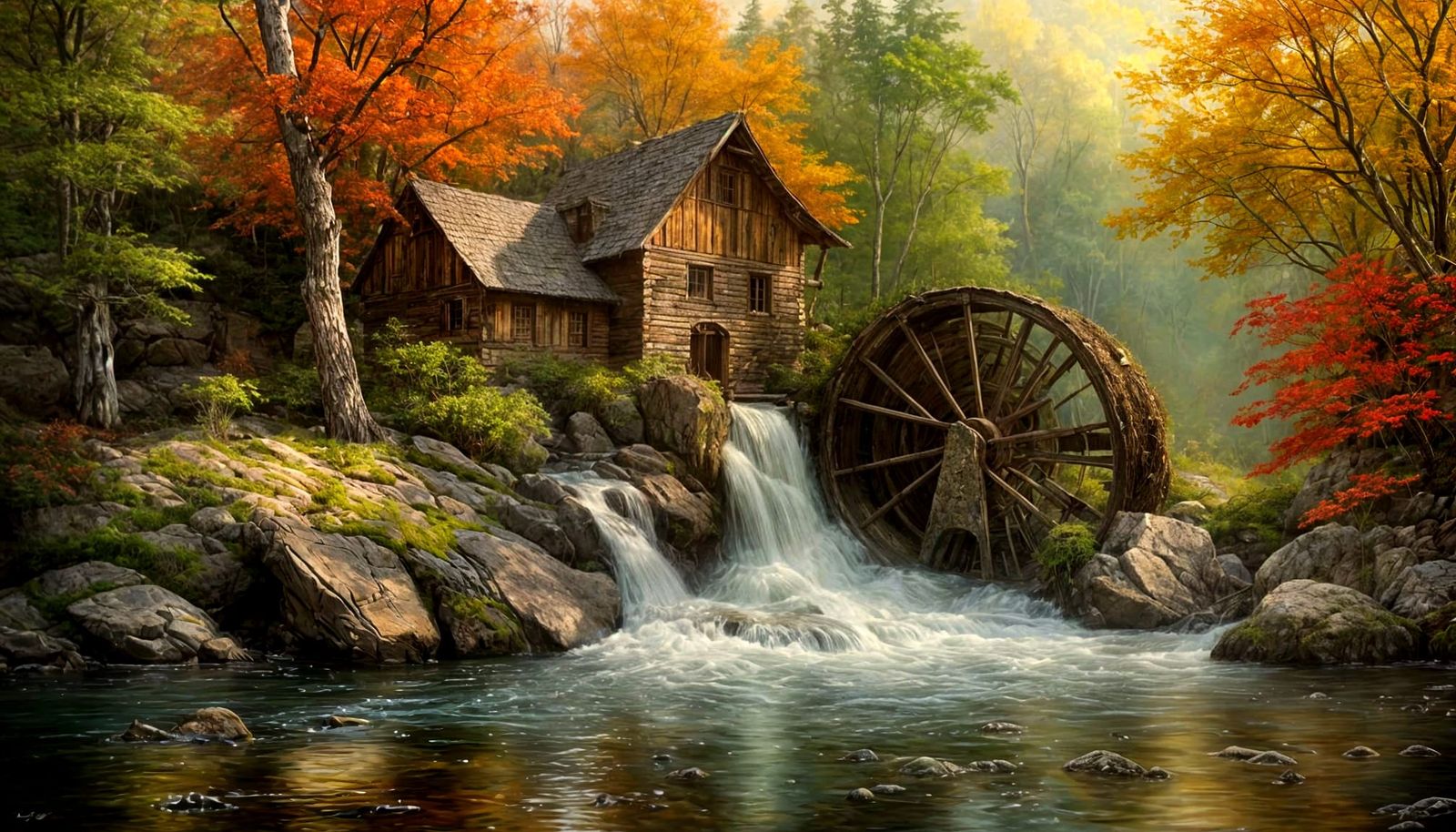 The Old Water Wheel  by @Tovenaar