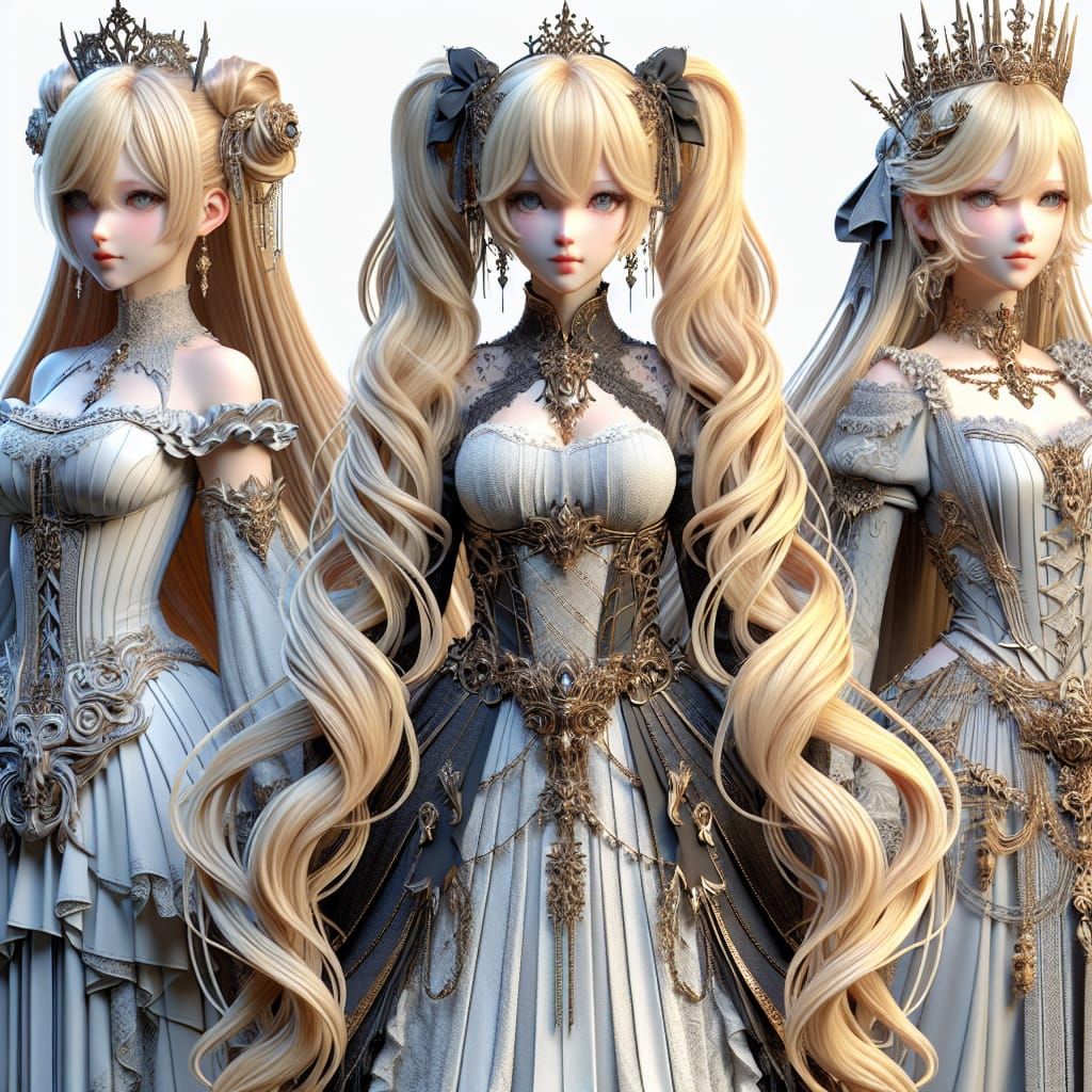(triumvirate) Princess Serenity, Sailor Moon, Neo-Queen Sere...