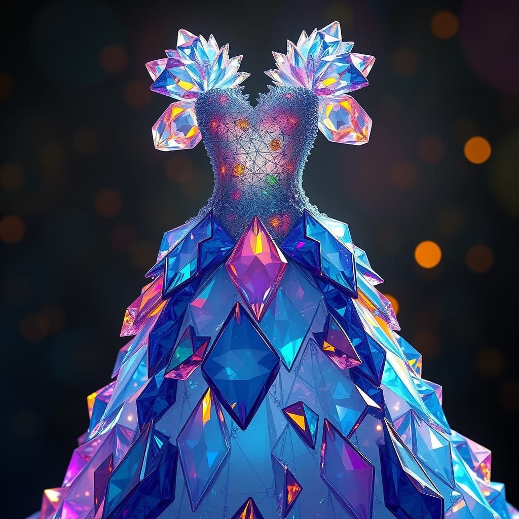 The Crystal Dress  by @Dasha