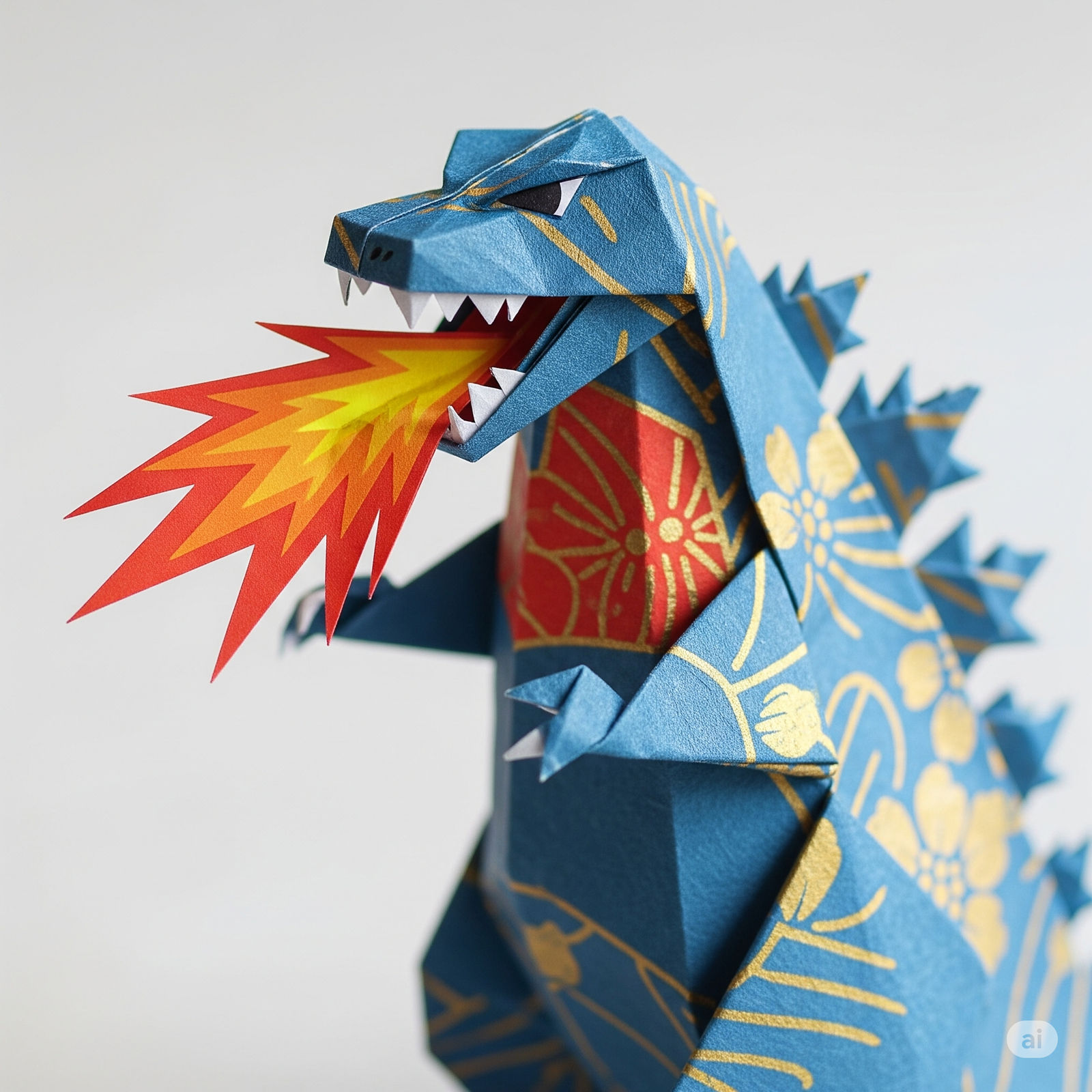 Origami godzilla