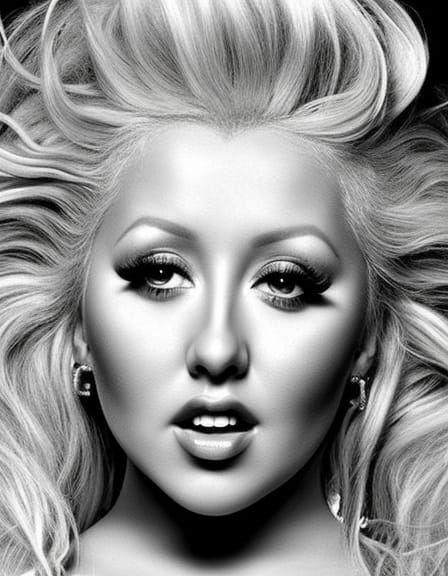 Christina Aguilera Ai Generated Artwork Nightcafe Creator 