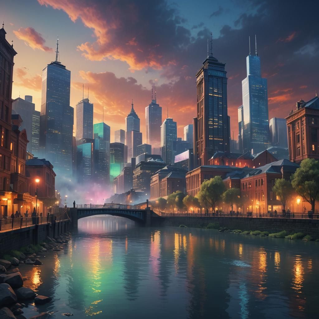 (yarra river) Melbourne (jm turner)  by @Oz-stitcher