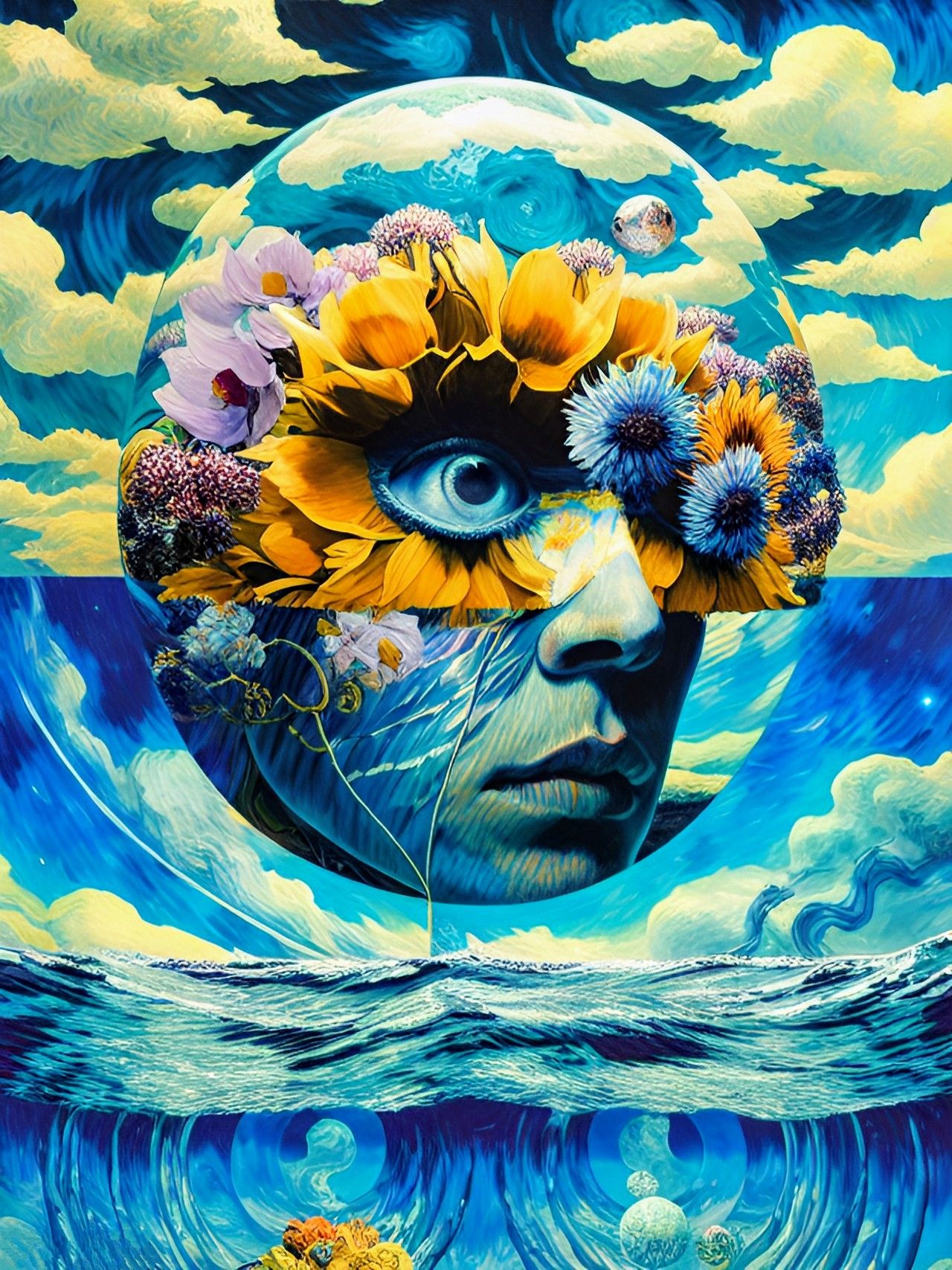 Infinity Sky & Water Reflections