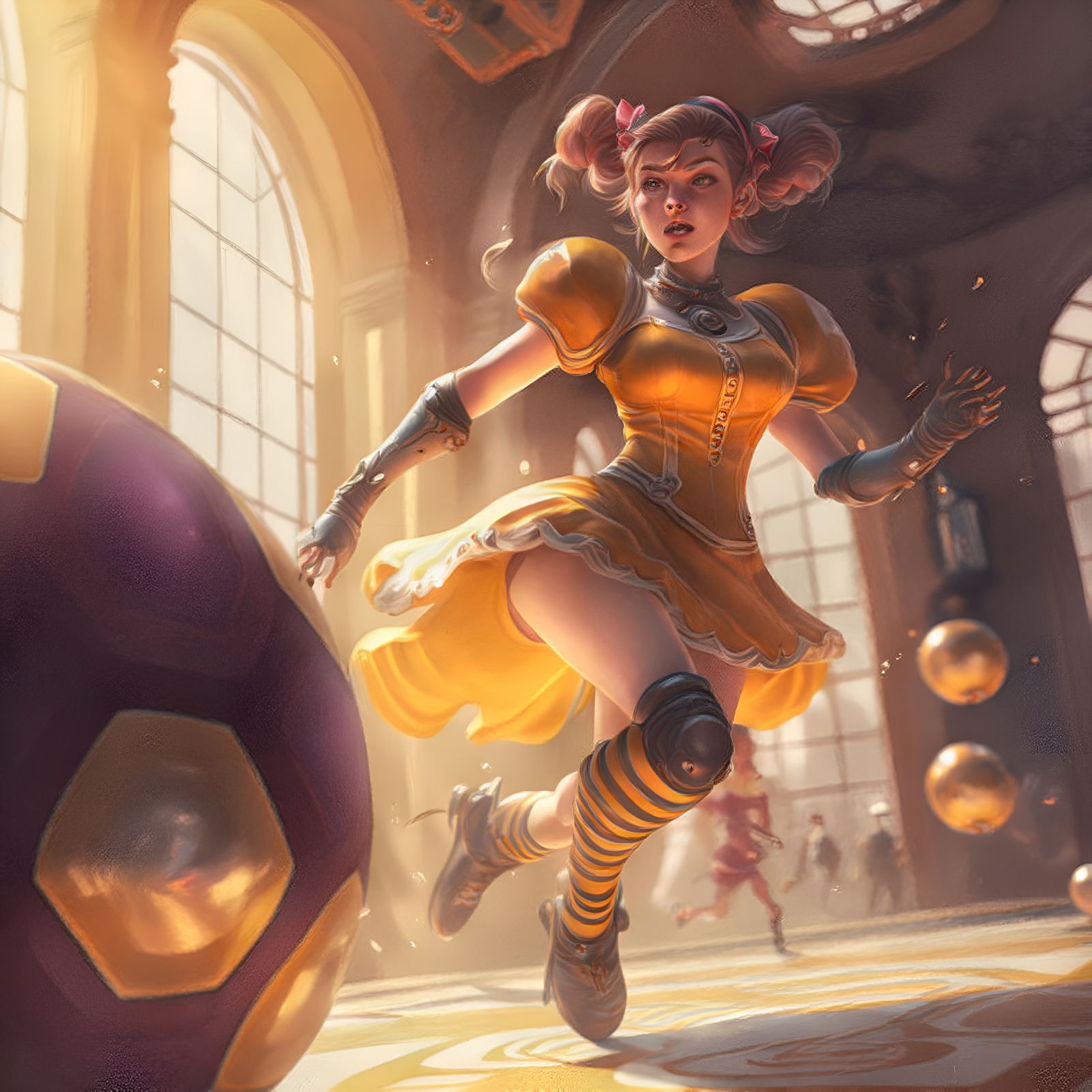 Midjourney Princess Sports: Dodgebelle