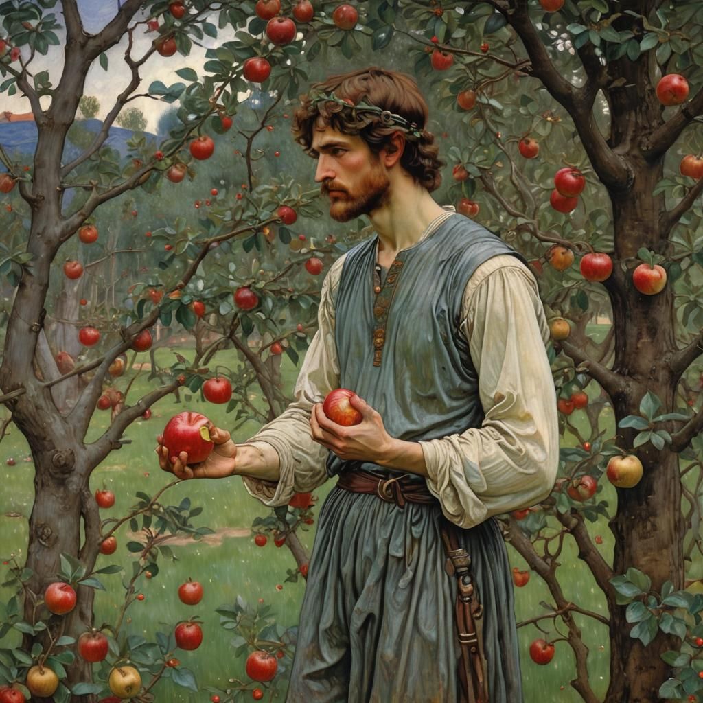 "No David, they want transparent apples!", by Gustav Klimt a...