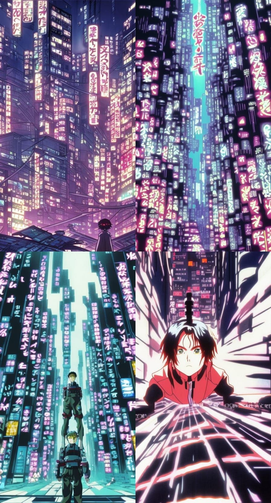 neo-tokyo is about to explode cel-shaded dystopian anime - AI Generated  Artwork - NightCafe Creator