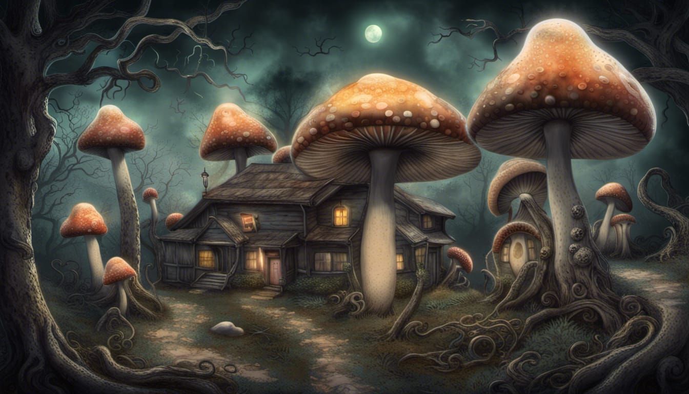 Mushroom Forest Cottage