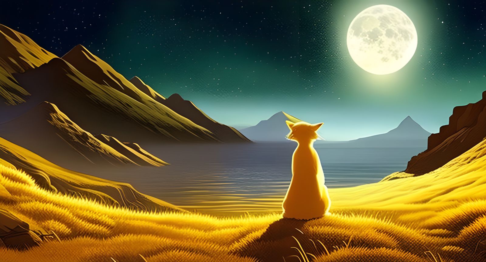 A kitty in the dream valley