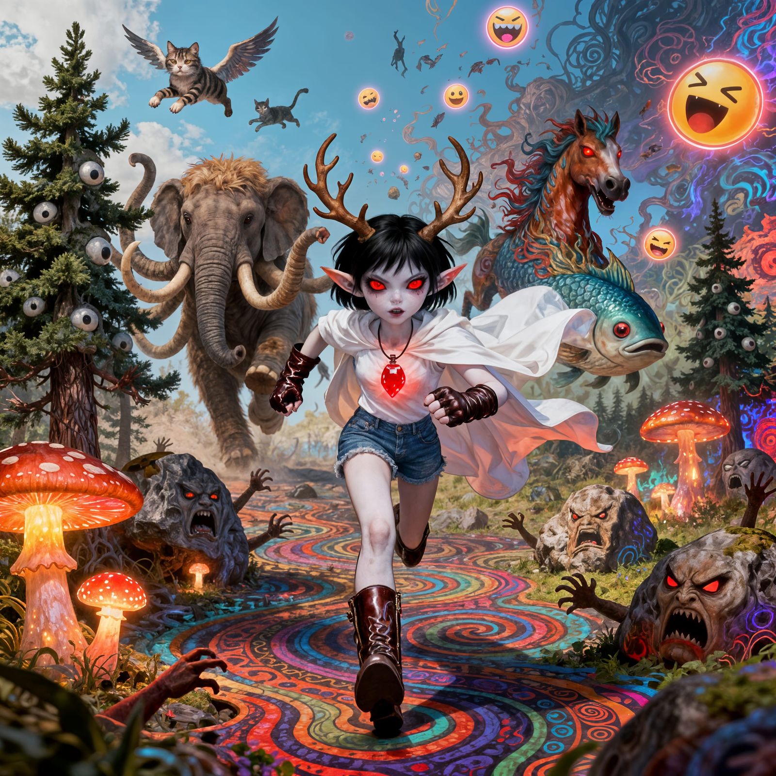 Escape Backdoor from the psychedelic universe.