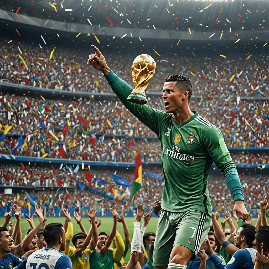 ronaldo winning the world cup