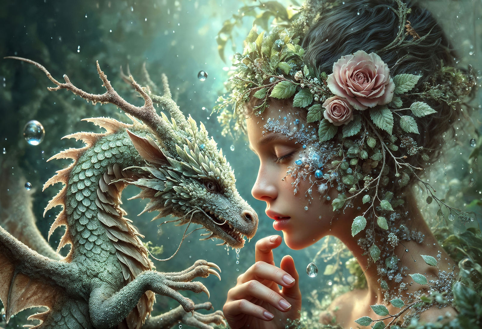 Fantasy scene unfolds